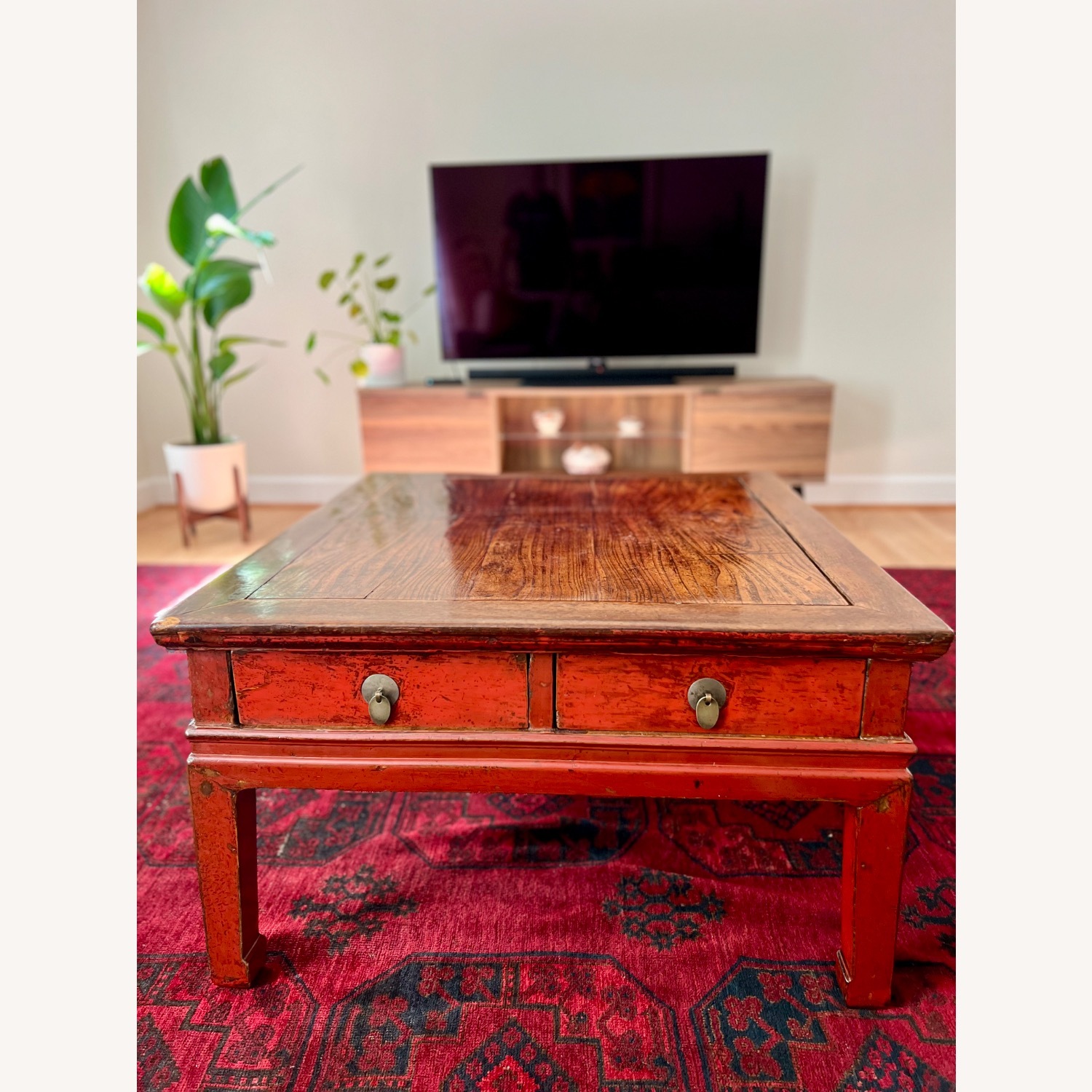 Vintage/Antique Finds Wood Coffee Table - image-2