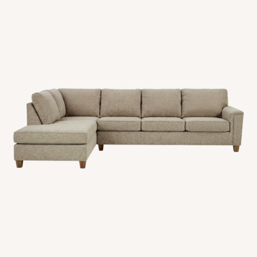 Used Ashley Furniture Abinger Light Gray 2 Piece Sectional for sale on AptDeco
