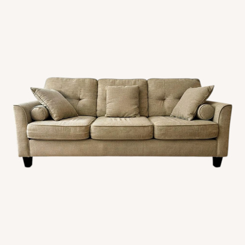 Used Raymour & Flanigan Natural Fabric 3+ Seater Sofa for sale on AptDeco