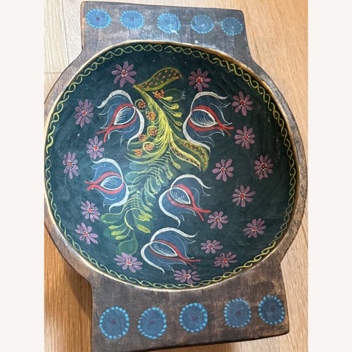 Used Vintage/Antique Wood Decorative Bowl for sale on AptDeco