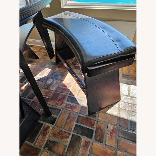 Used Rooms To Go Black Wood Dining Set for sale on AptDeco