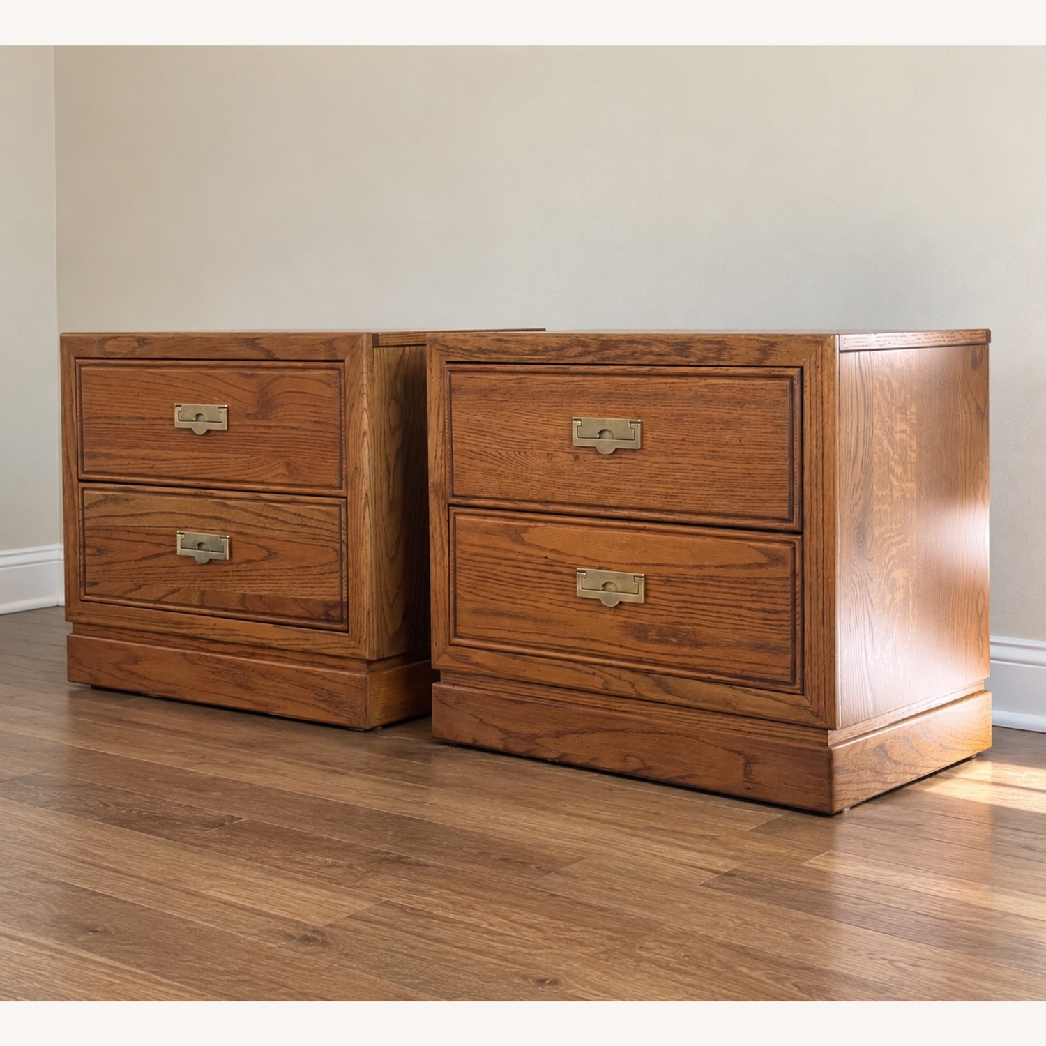 Vintage Thomasville Campaign Nightstands - image-4
