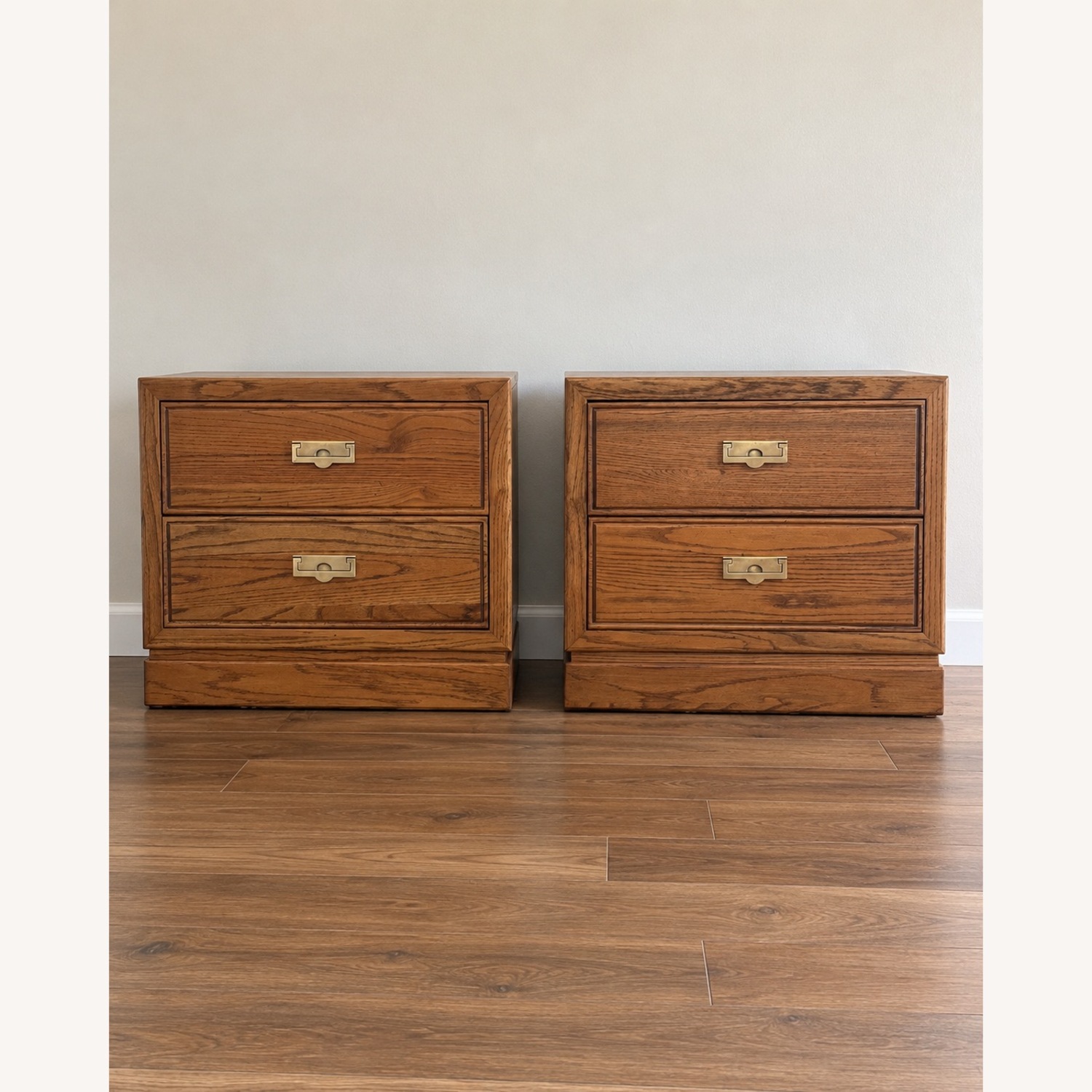 Vintage Thomasville Campaign Nightstands - image-1