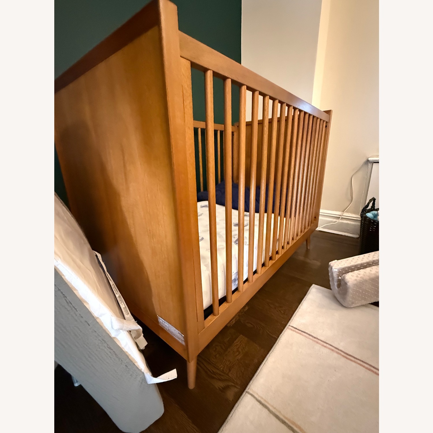 West Elm x Pbk Mid-Century Convertible Crib - image-4