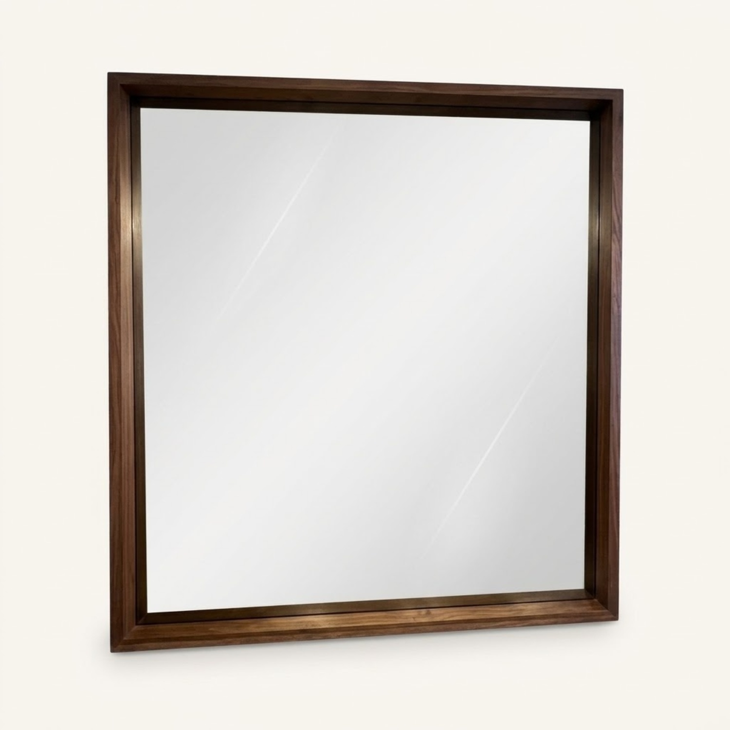 Desiron Dark Brown Wood Floor Mirror - image-18