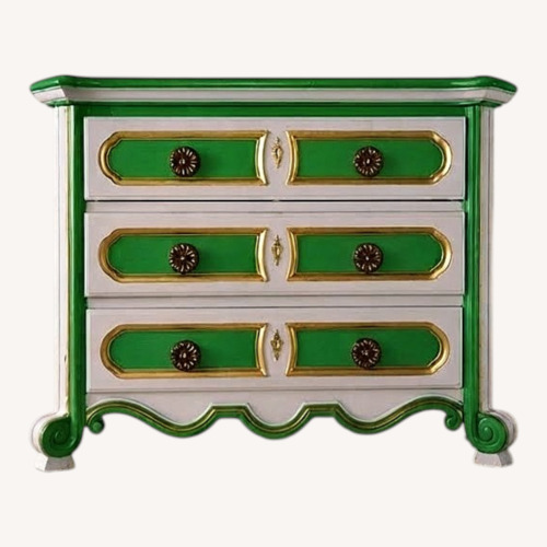 Used Hand-Painted French Provincial 3-Drawer Chest for sale on AptDeco