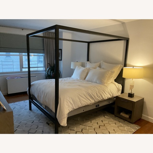 Used Room & Board Architecture Queen Natural Steel for sale on AptDeco