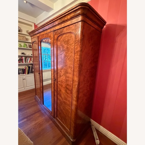 Used Baker Furniture Burl Wood Armoire for sale on AptDeco