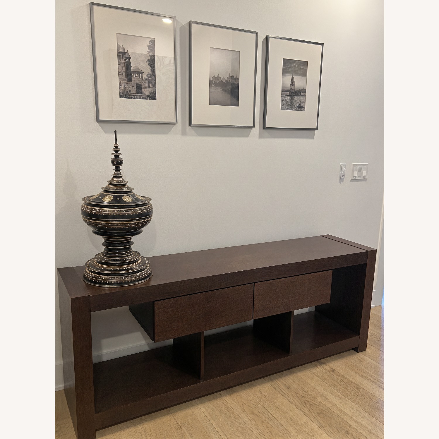 Desiron Barrow Low Console with 2 Drawers - image-2