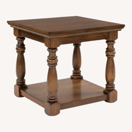 Used Ashley Furniture Dark Brown Wood Side Tables for sale on AptDeco