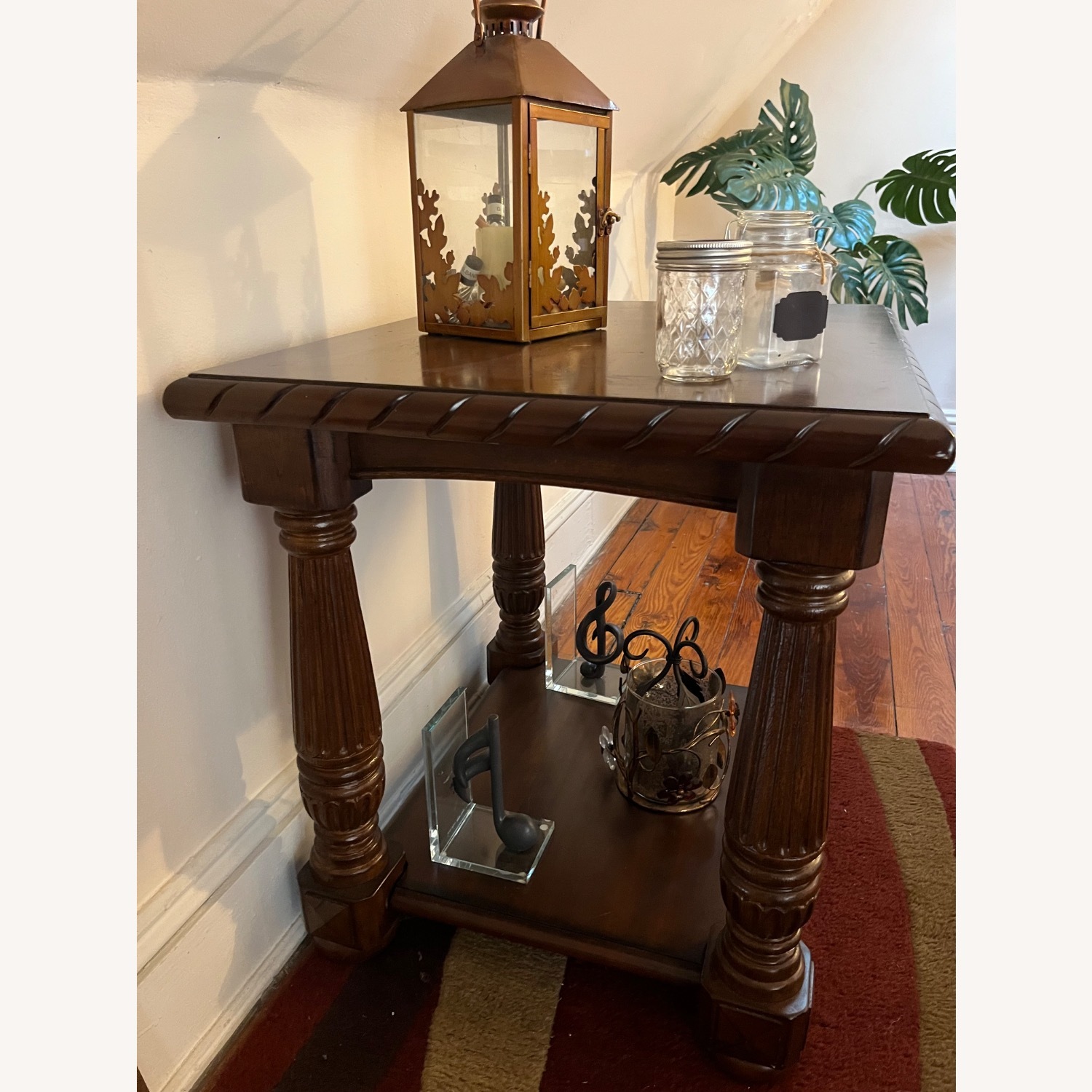 Ashley Furniture Dark Brown Wood Side Tables - image-3