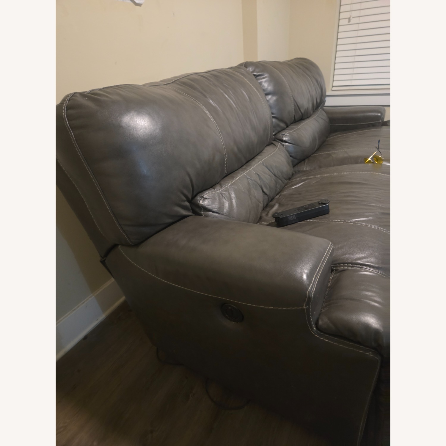 Vintage/Antique Dark Gray 3+ Seater Sofa - image-3