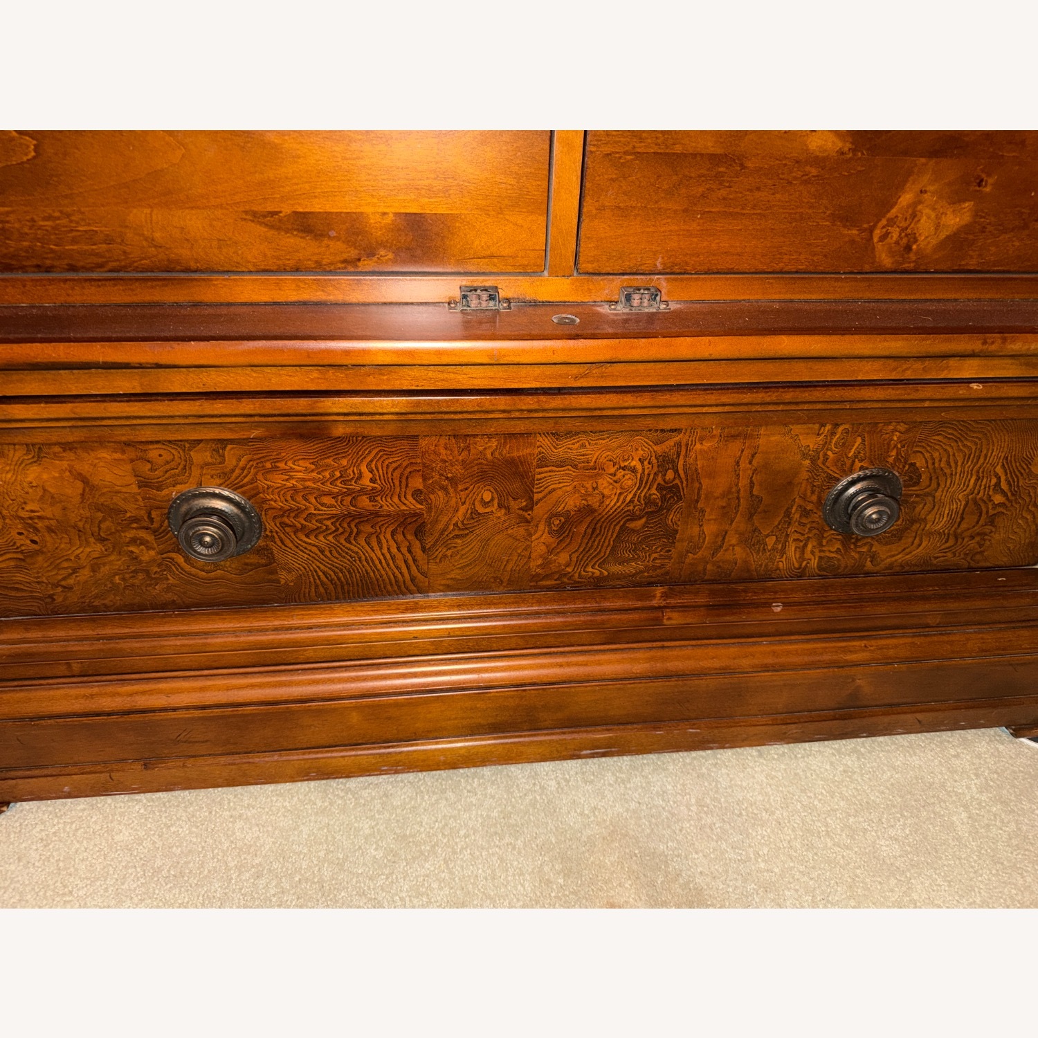 Vintage Ethan Allen Townhouse Collection Armoire - image-5
