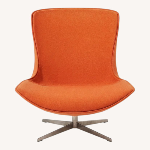 Used Vintage/Antique Orange Accent Chair for sale on AptDeco