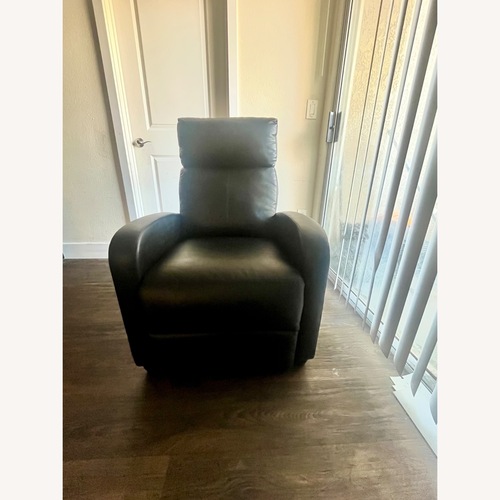 Used Wayfair Pettit Faux Leather Push-Back Recliner for sale on AptDeco