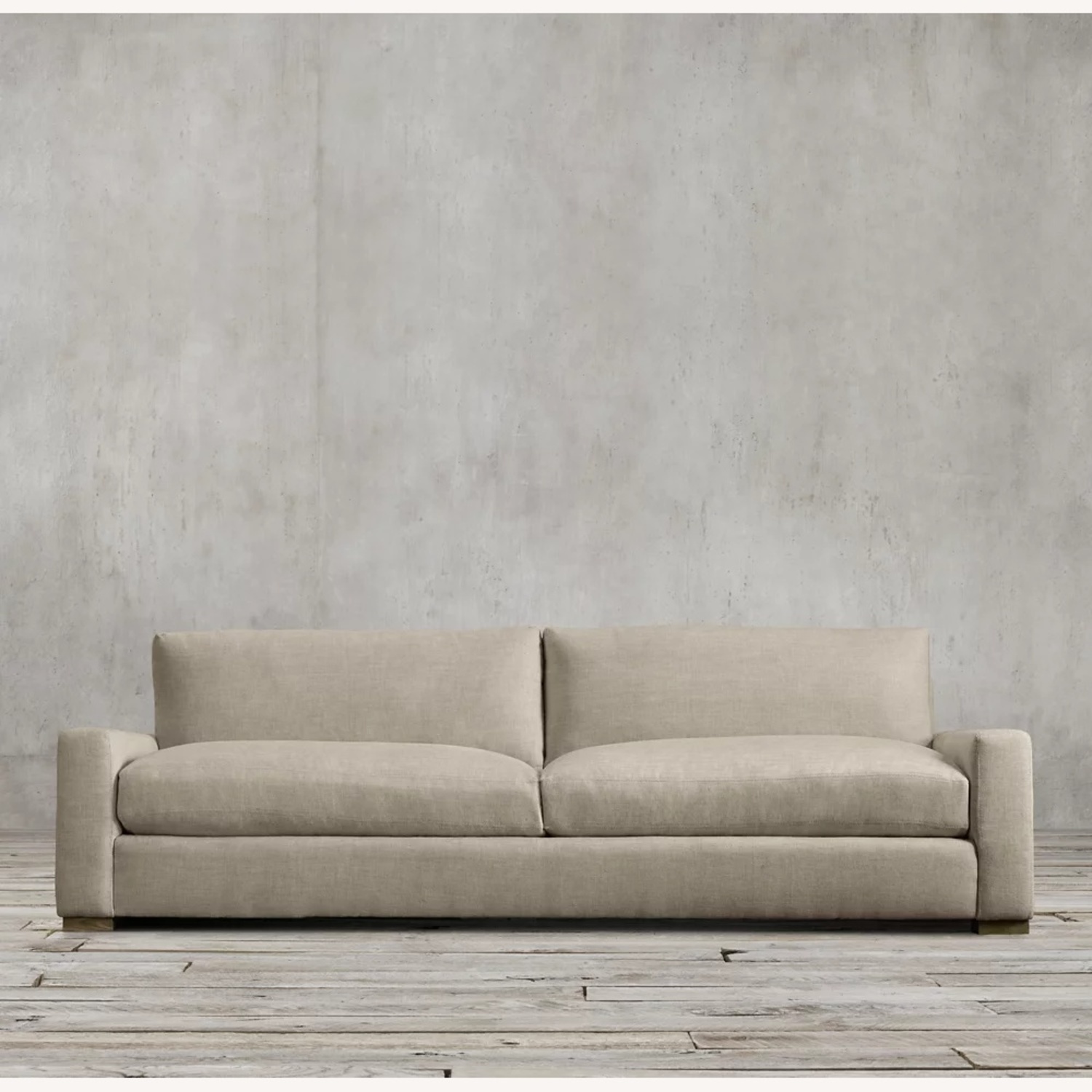 Restoration Hardware Maxwell Light Gray 3+ Seater Sofa - image-4
