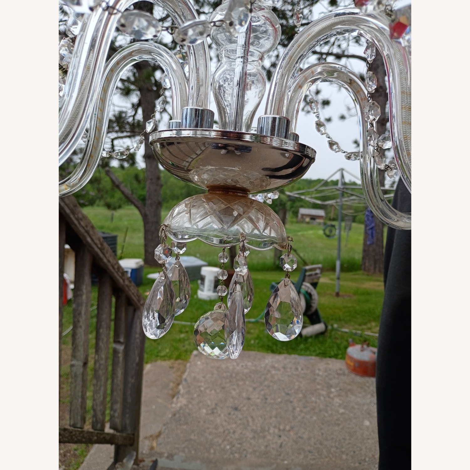Vintage/Antique Transparent Ceiling Lamp - image-6