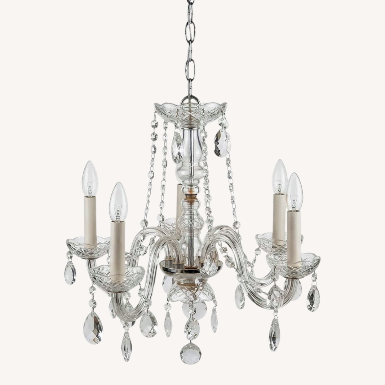 Vintage/Antique Transparent Ceiling Lamp - image-0