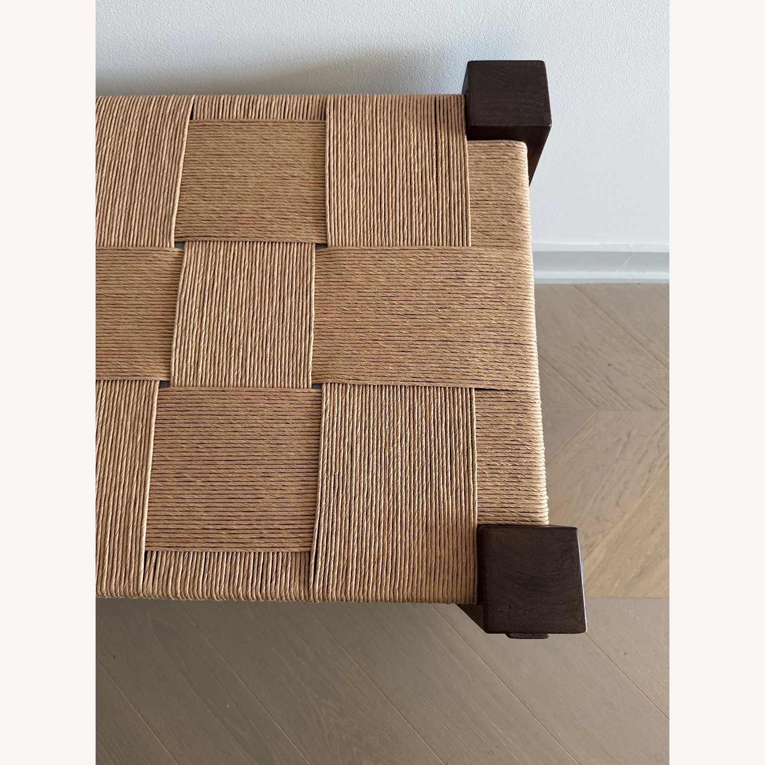 Crate & Barrel Malin Wood Bench - image-4