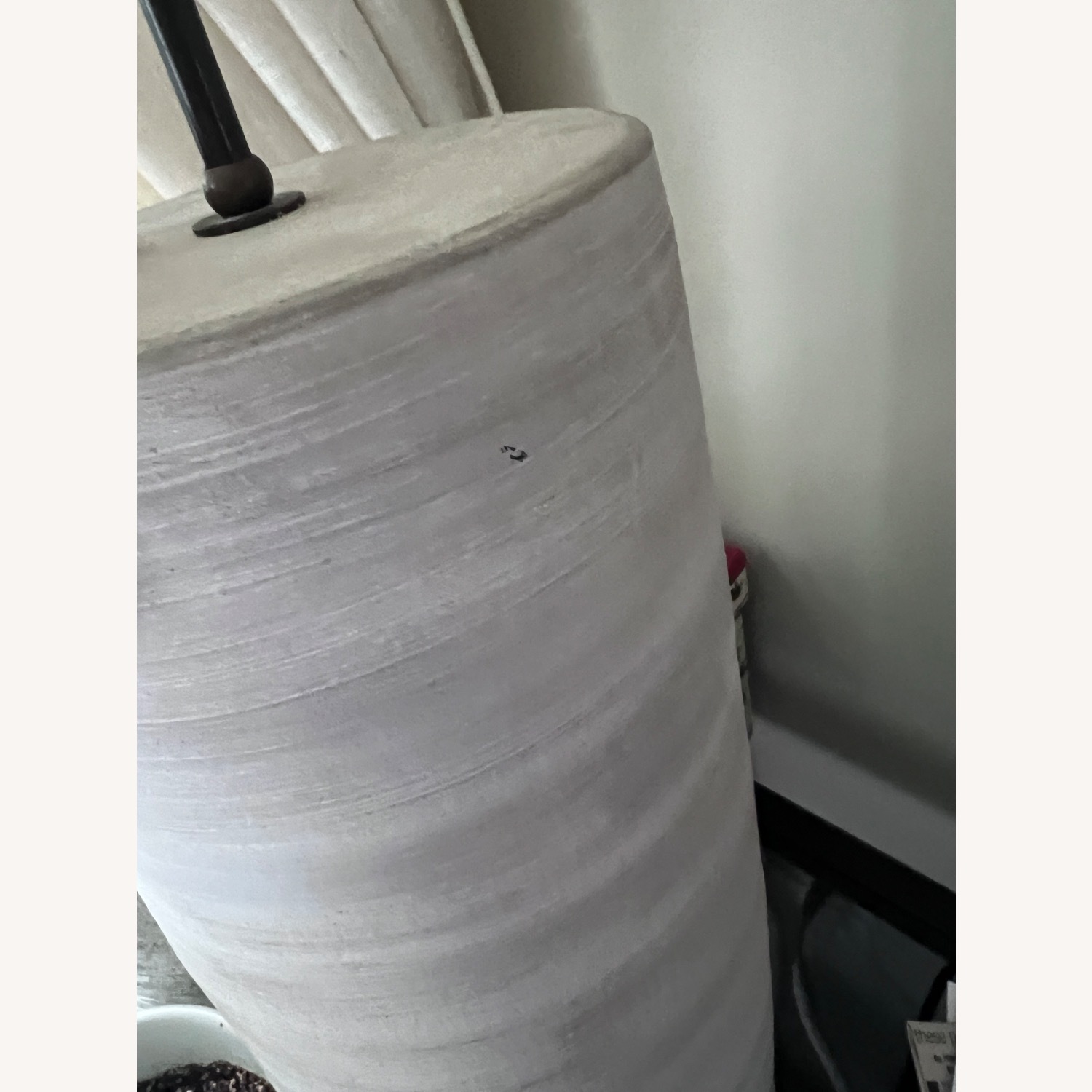 Restoration Hardware Sonora Light Gray Stone Table Lamp - image-2