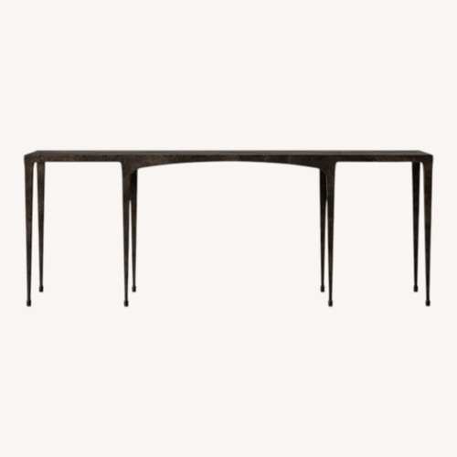 Used Crate & Barrel Silviano Black 84" Console Table for sale on AptDeco