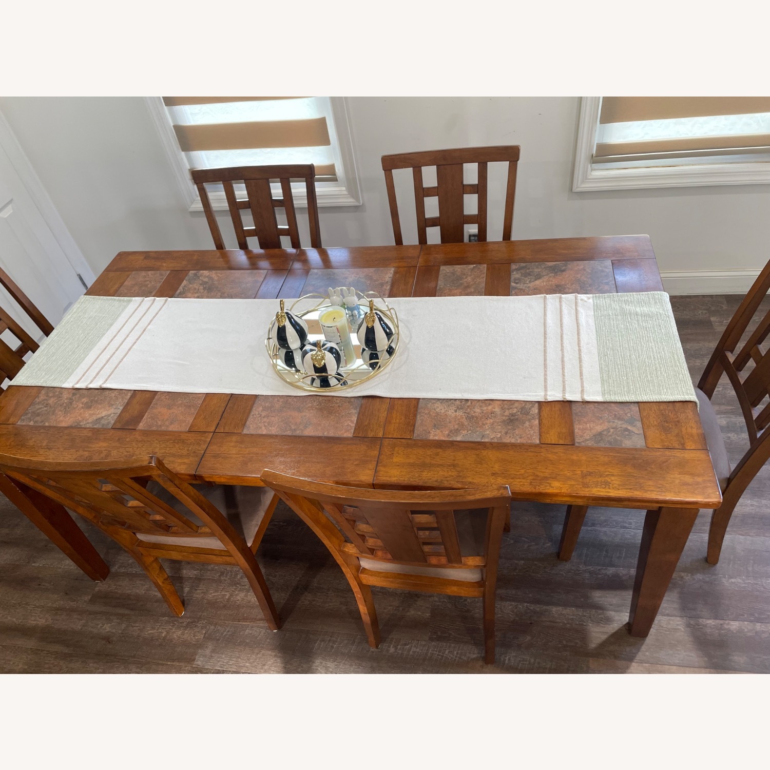 Ashley Tucker Dining Set ( Table + 6 Chairs) - image-3