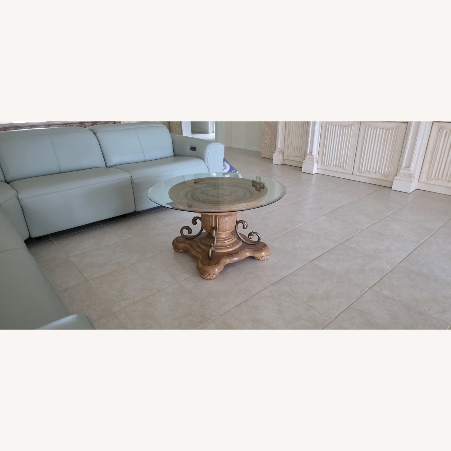 Tommy Bahama Round Glass-top Table - image-2