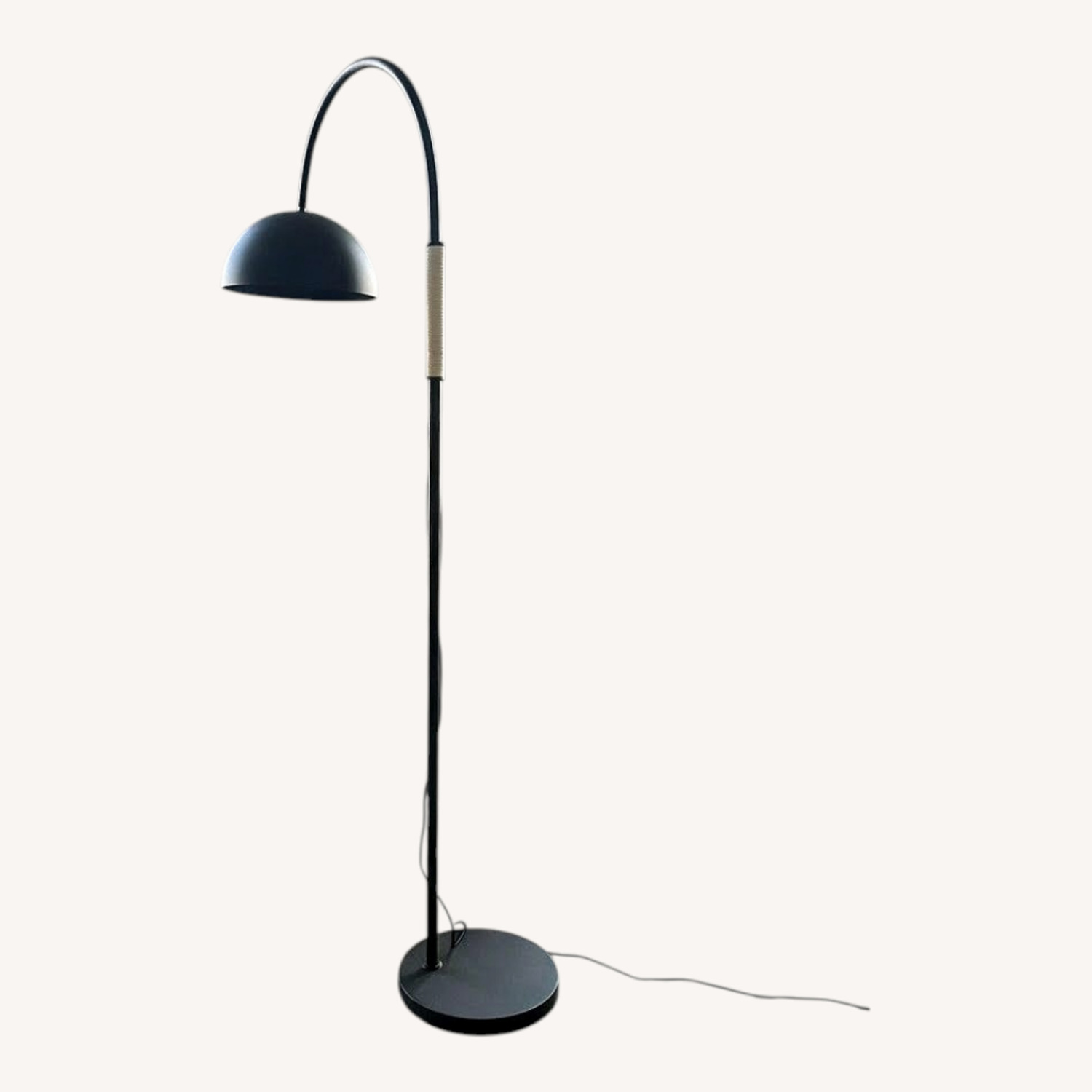 CB2 Jett Black Metal Floor Lamp - image-4