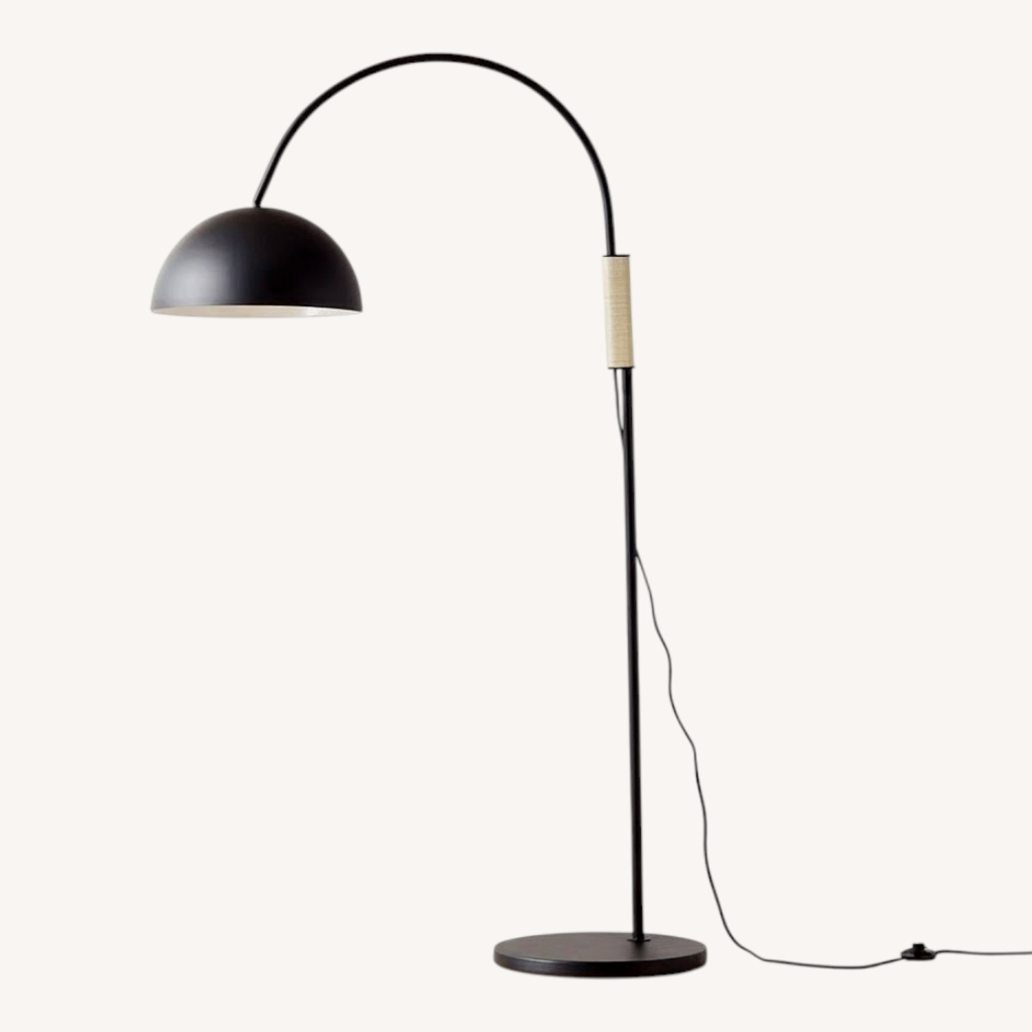 CB2 Jett Black Metal Floor Lamp - image-0