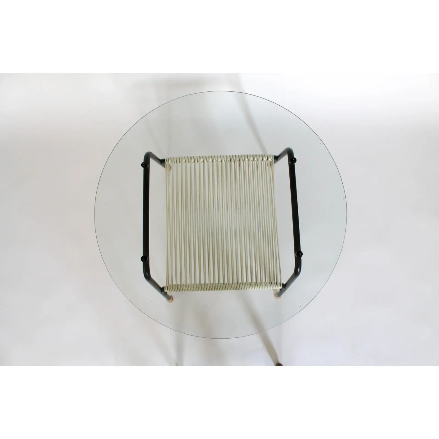 Vintage/Antique Finds Black Glass Coffee Table - image-3