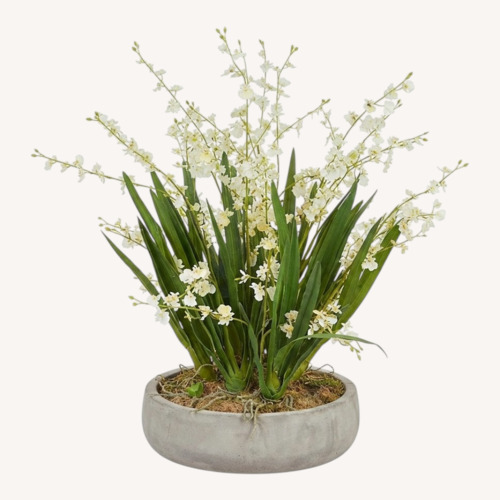 Used Ethan Allen Faux Orchid With Wide Base for sale on AptDeco
