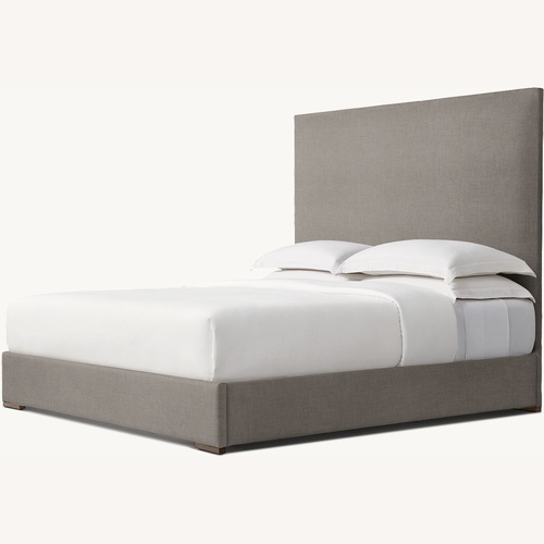Used Restoration Hardware Lawson Fabric Panel Bed - Queen for sale on AptDeco