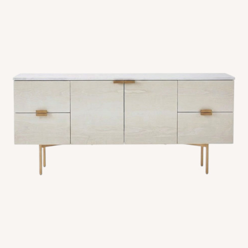 Used West Elm Delphine Buffet in Feather Gray for sale on AptDeco