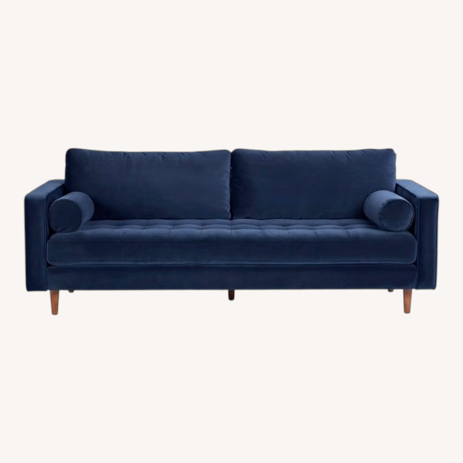 Article Sven Blue Velvet 3+ Seater Sofa - image-0