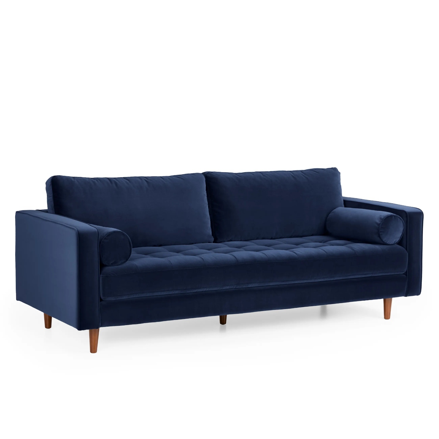 Article Sven Blue Velvet 3+ Seater Sofa - image-6
