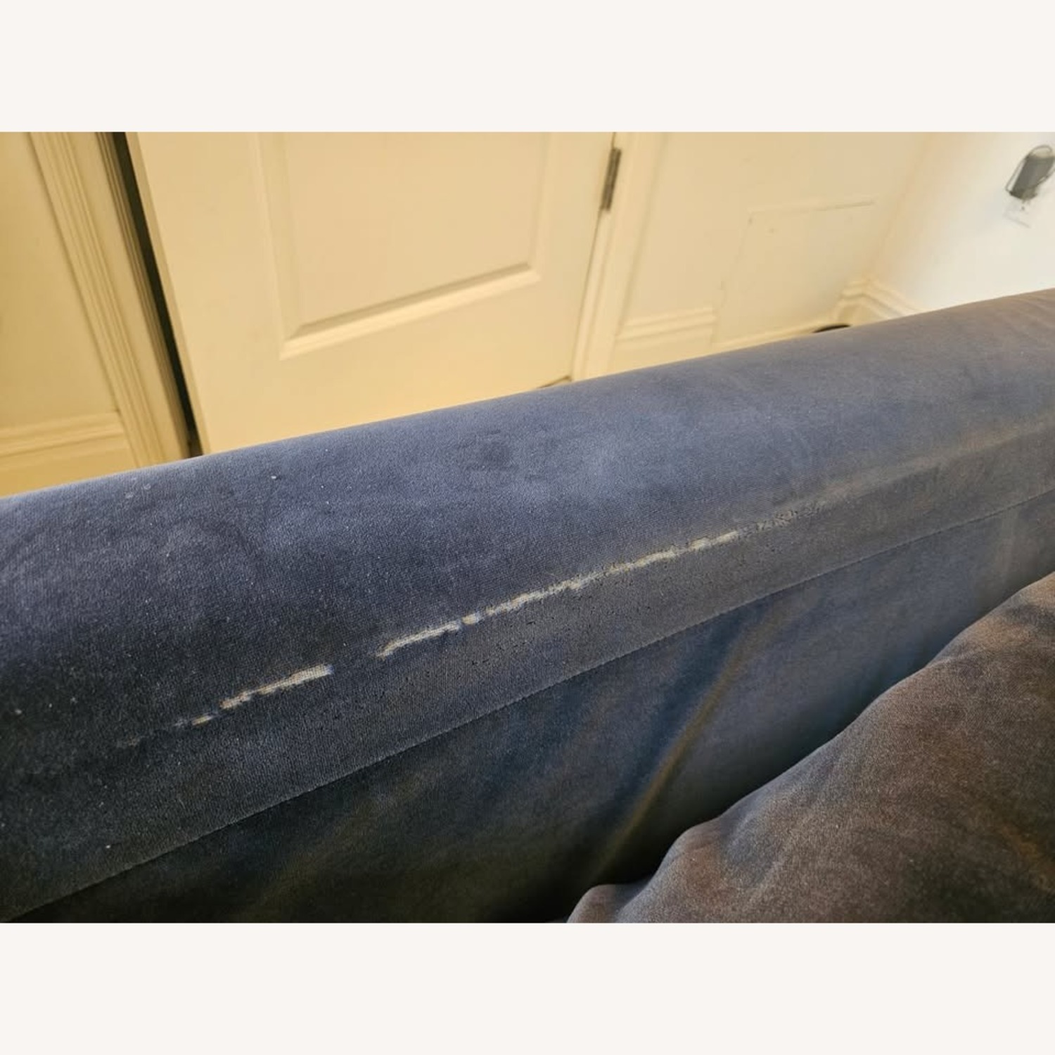 Article Sven Blue Velvet 3+ Seater Sofa - image-4