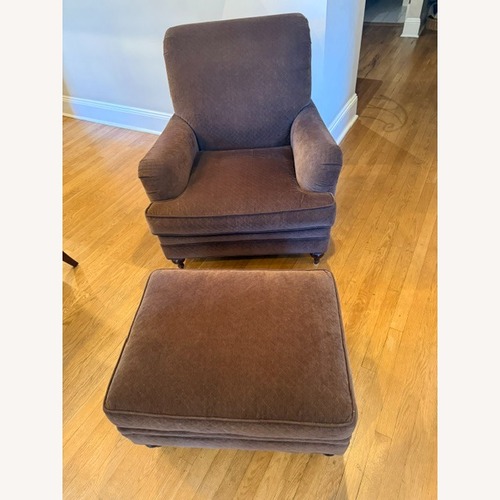 Used Charles Stewart Company Dark Brown Armchair for sale on AptDeco