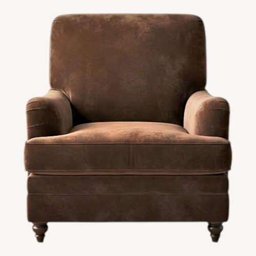 Used Charles Stewart Company Dark Brown Armchair for sale on AptDeco