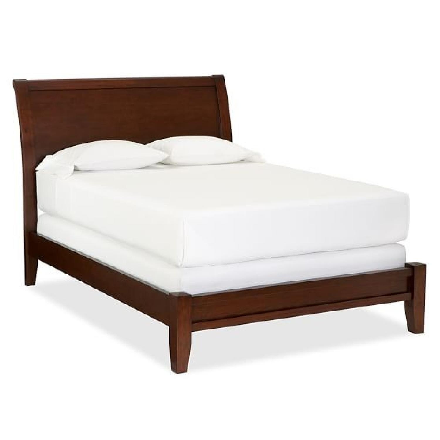 Pottery Barn Valencia Dark Brown Wood King Bed - image-7