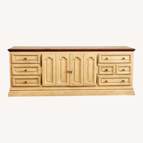 Used Dark Brown Wood Sideboard for sale on AptDeco