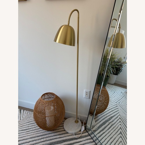 Used Article Lissom Brass Floor Lamp for sale on AptDeco