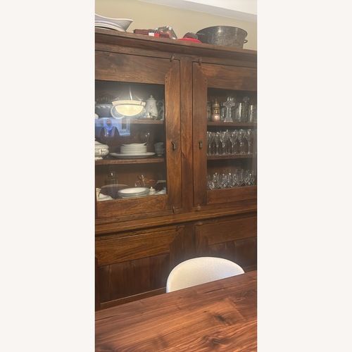Used Crate & Barrel Dark Brown Wood Sideboard for sale on AptDeco