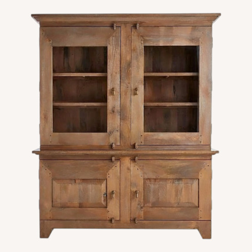 Used Crate & Barrel Dark Brown Wood Sideboard for sale on AptDeco