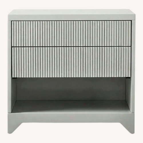 Used CB2 Barton Fluted Nightstands, Set of 2 for sale on AptDeco