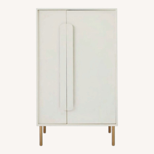 Used West Elm White Armoire for sale on AptDeco