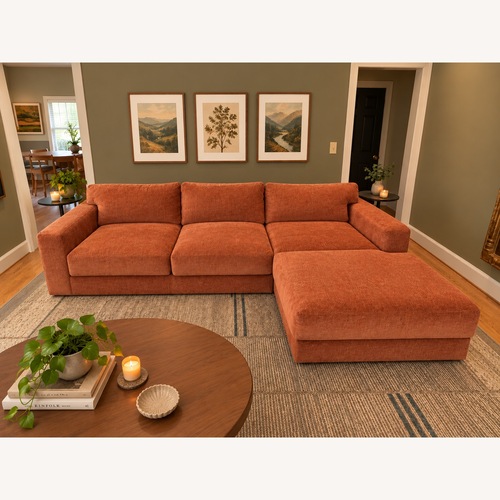 Used Crate & Barrel Ginger 2 Piece Sectional for sale on AptDeco