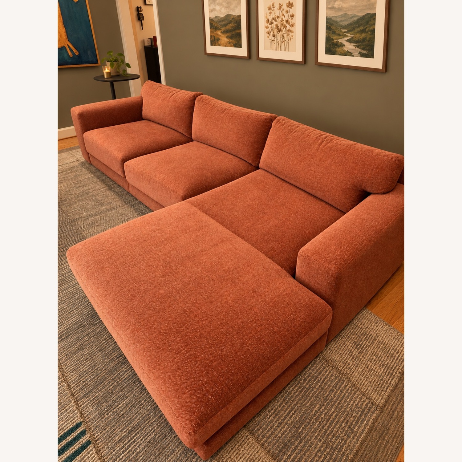 Crate & Barrel Ginger 2 Piece Sectional - image-3