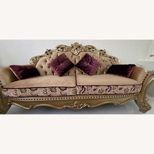 Used ACME Vendome Living Room Sofa 3+(Bone) for sale on AptDeco