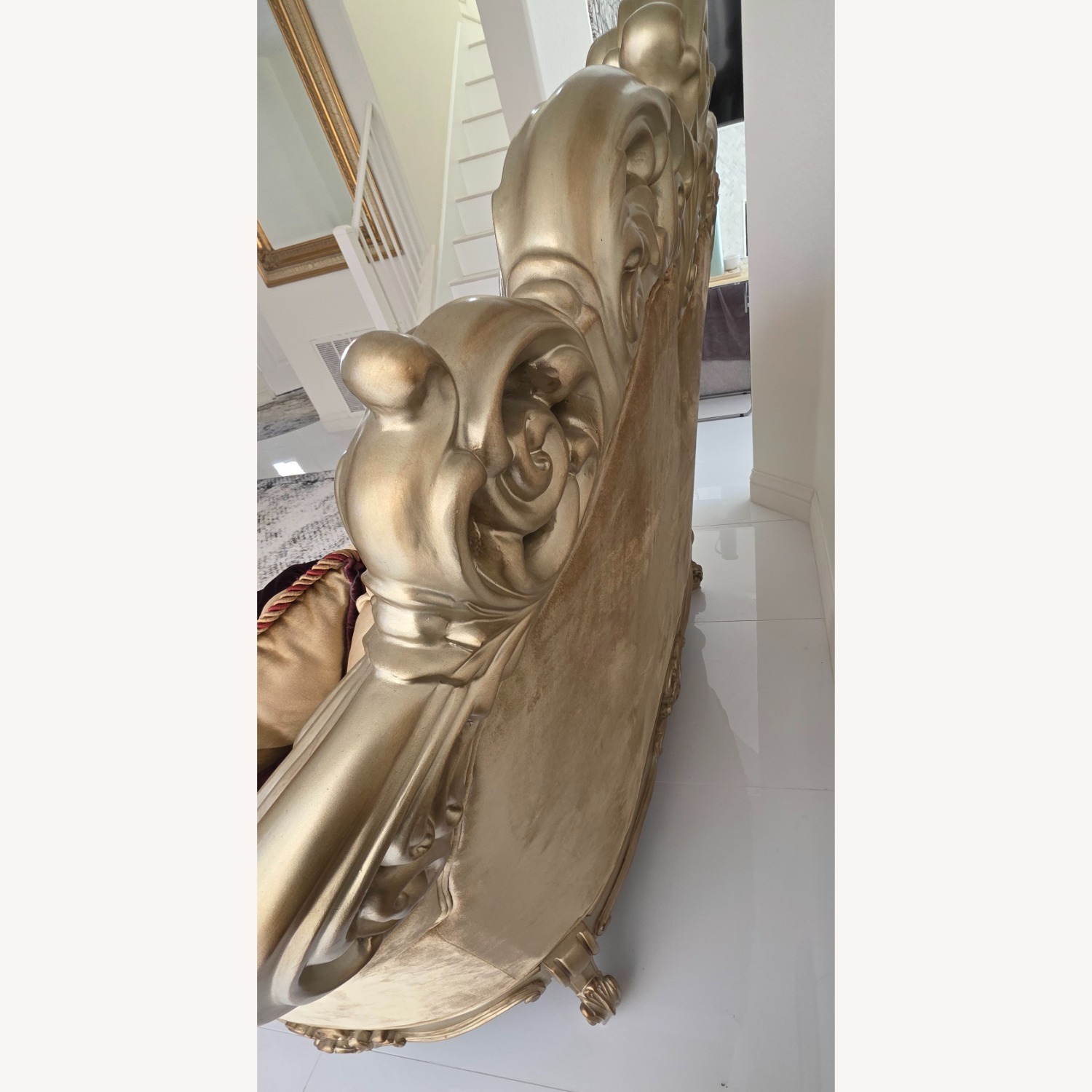 ACME Vendome Living Room Sofa 3+(Bone) - image-3