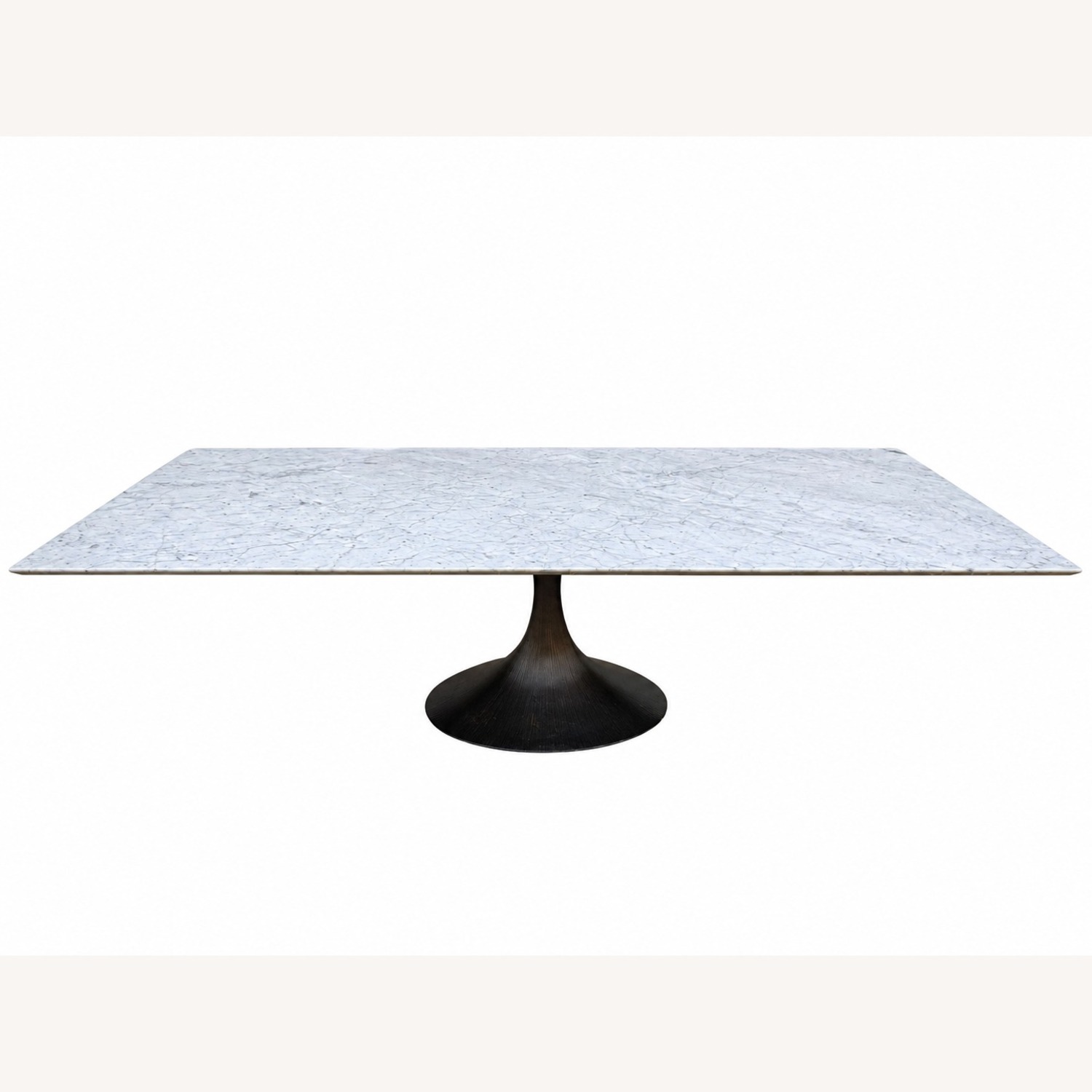 Restoration Hardware Aero Stone Dining Table 120" Carrara Marble - image-7